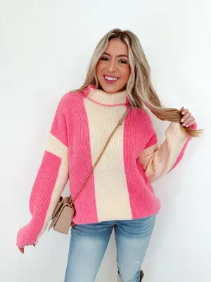 Carson Colorblock Tunic Sweater