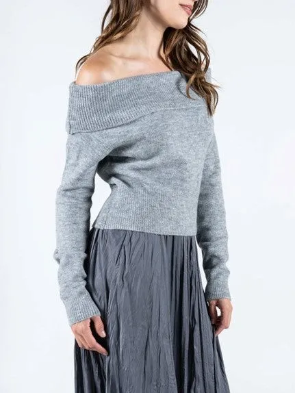 C'EST MOI Off Shoulder Sweater