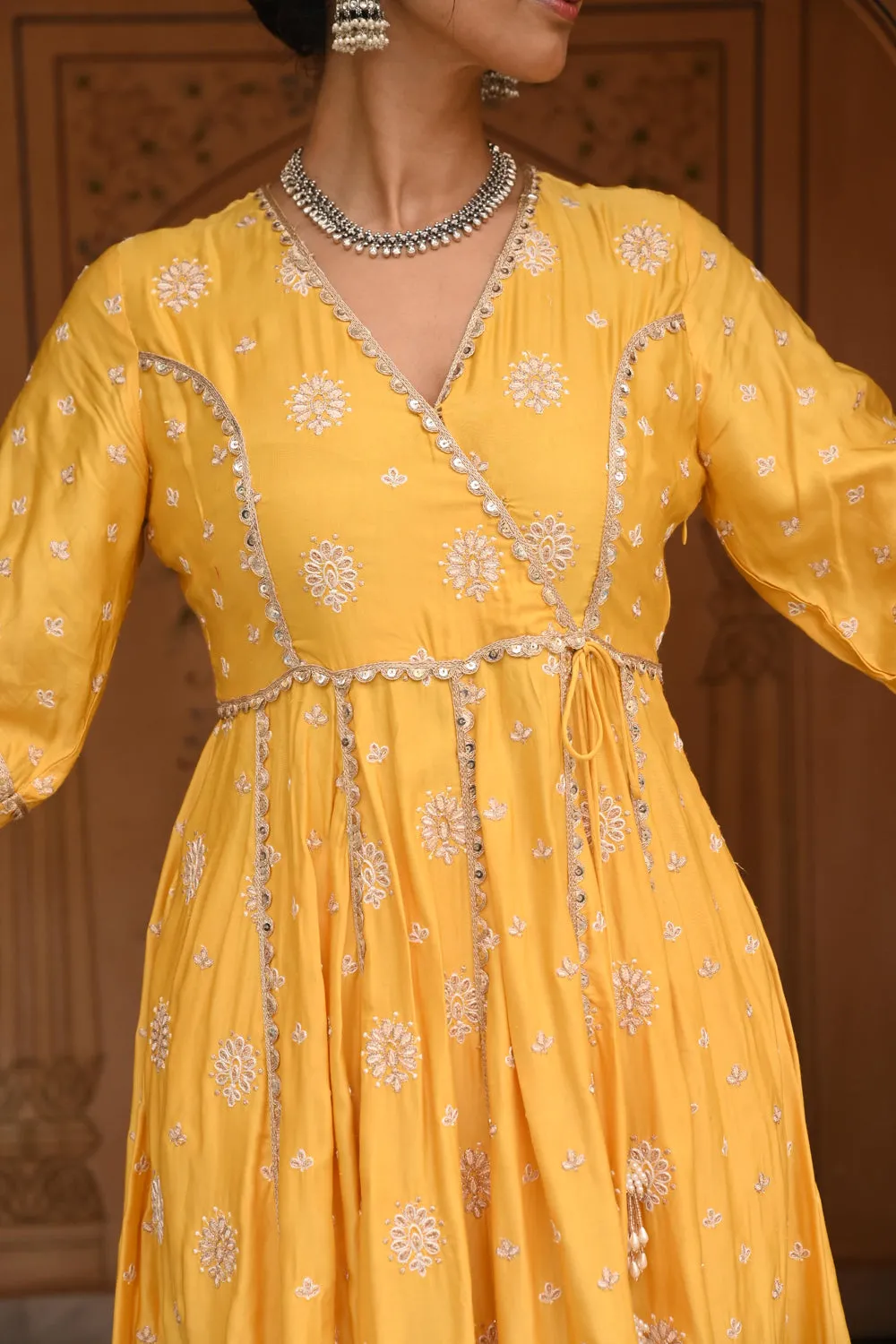 Chaiyya Anarkali Kurta With Chaiyya Pants