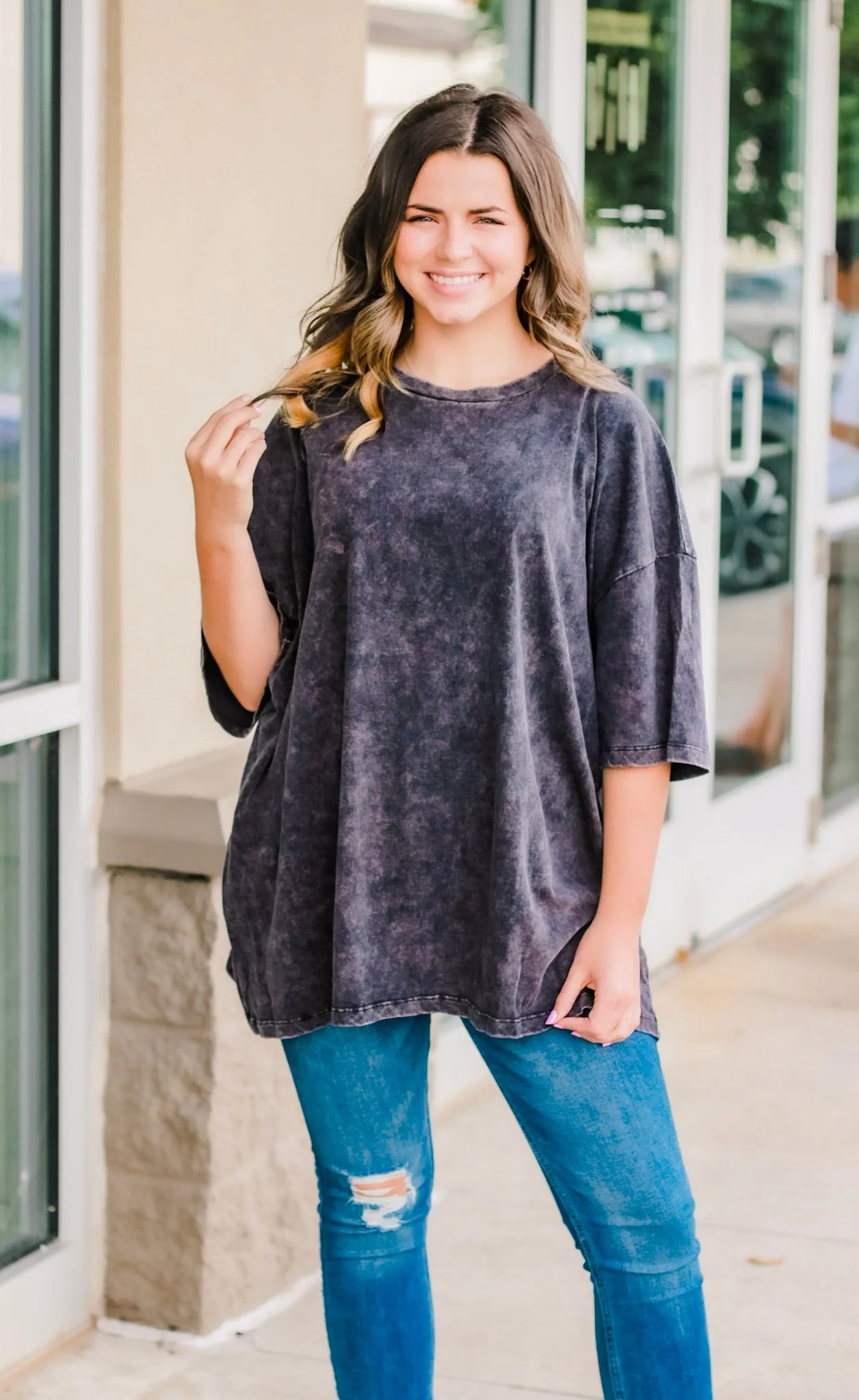 Charcoal Dreams Mineral Wash Tee