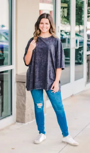 Charcoal Dreams Mineral Wash Tee