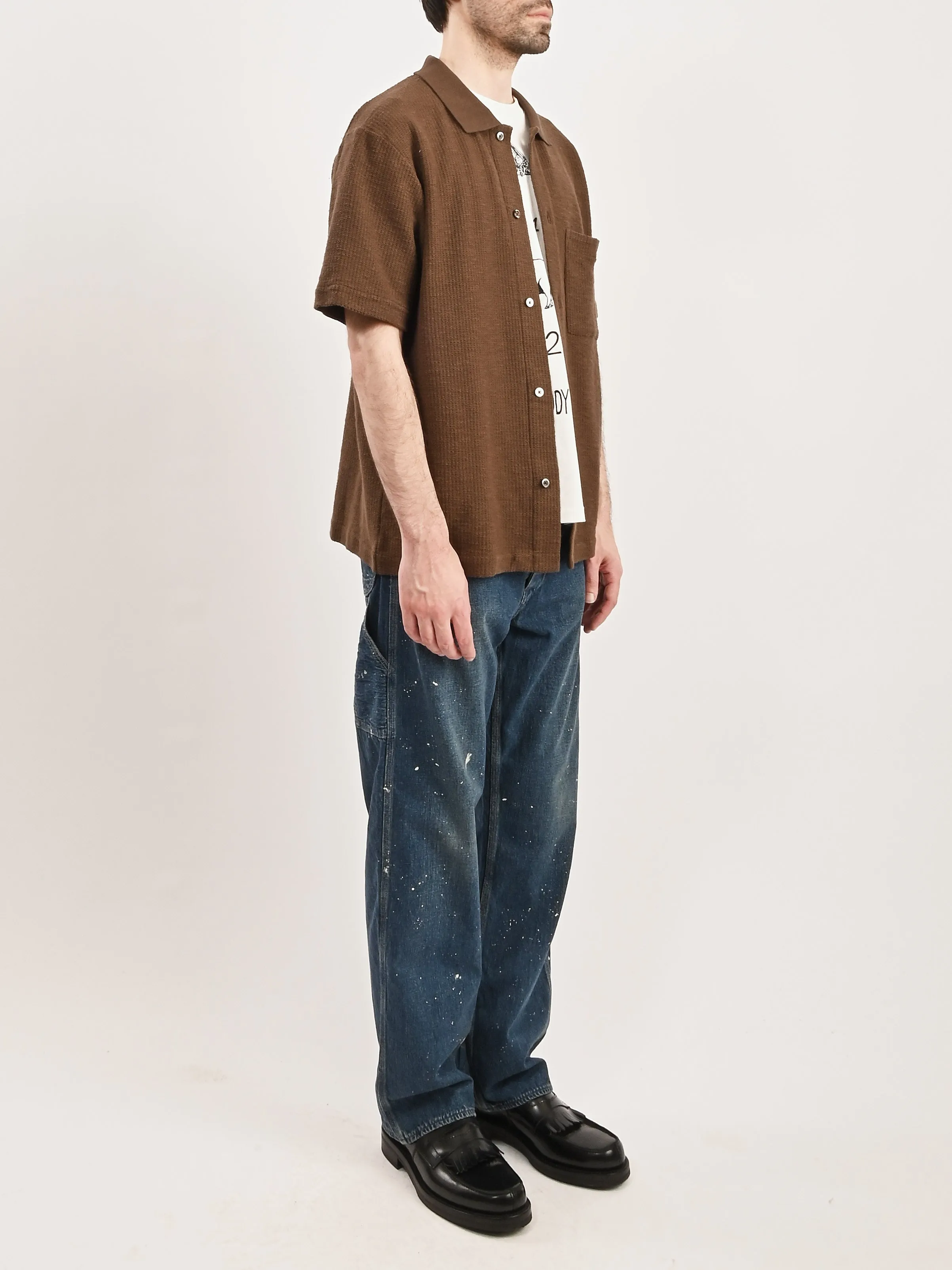 Chestnut Gustav Crochet Jersey Shirt