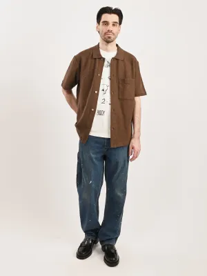 Chestnut Gustav Crochet Jersey Shirt