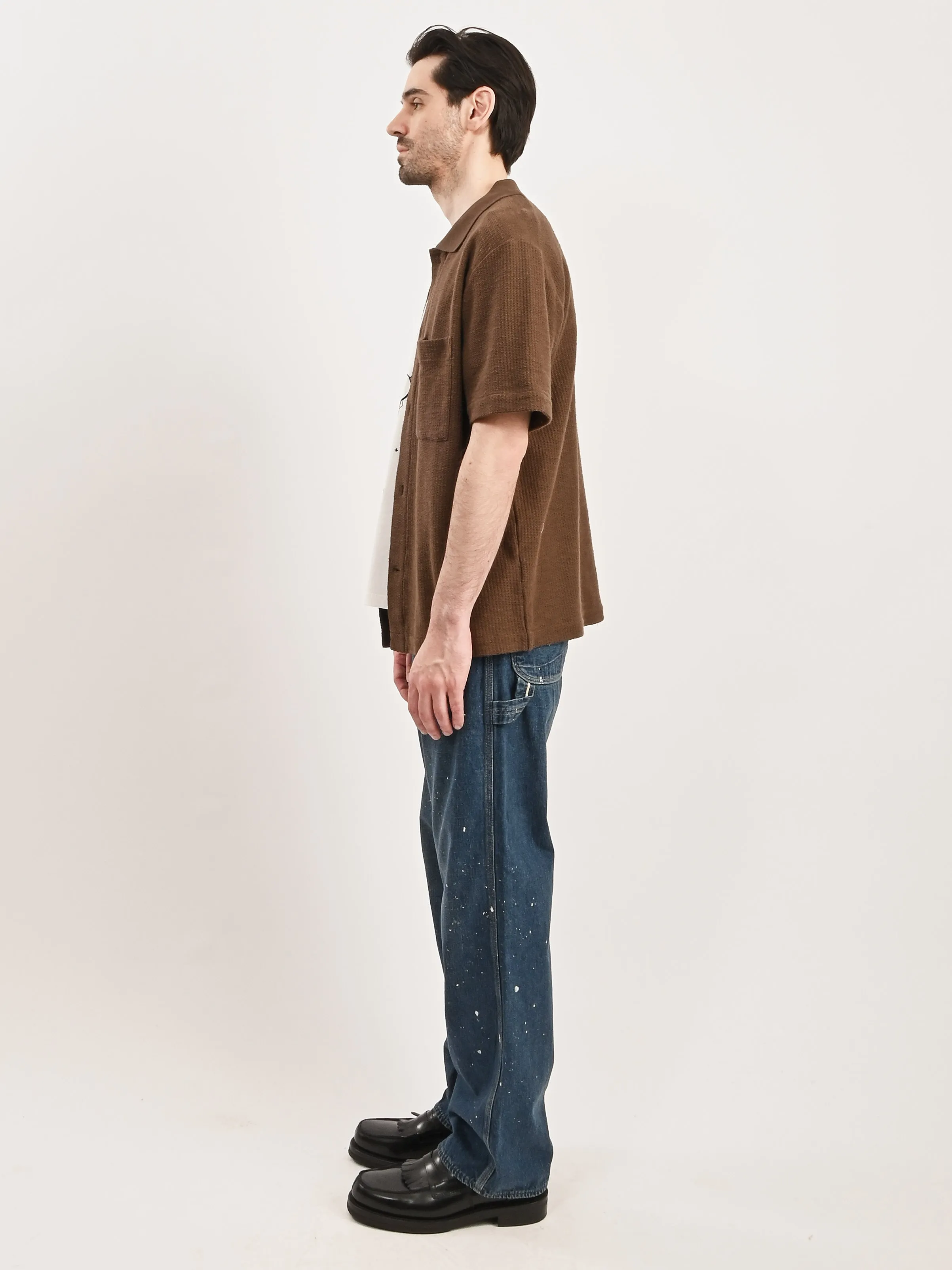 Chestnut Gustav Crochet Jersey Shirt