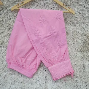Chikankari Baloon Pink Salwar
