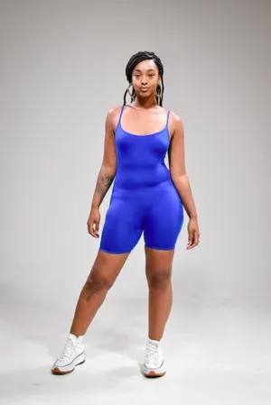 Chill Vibes- Basic Romper Royal