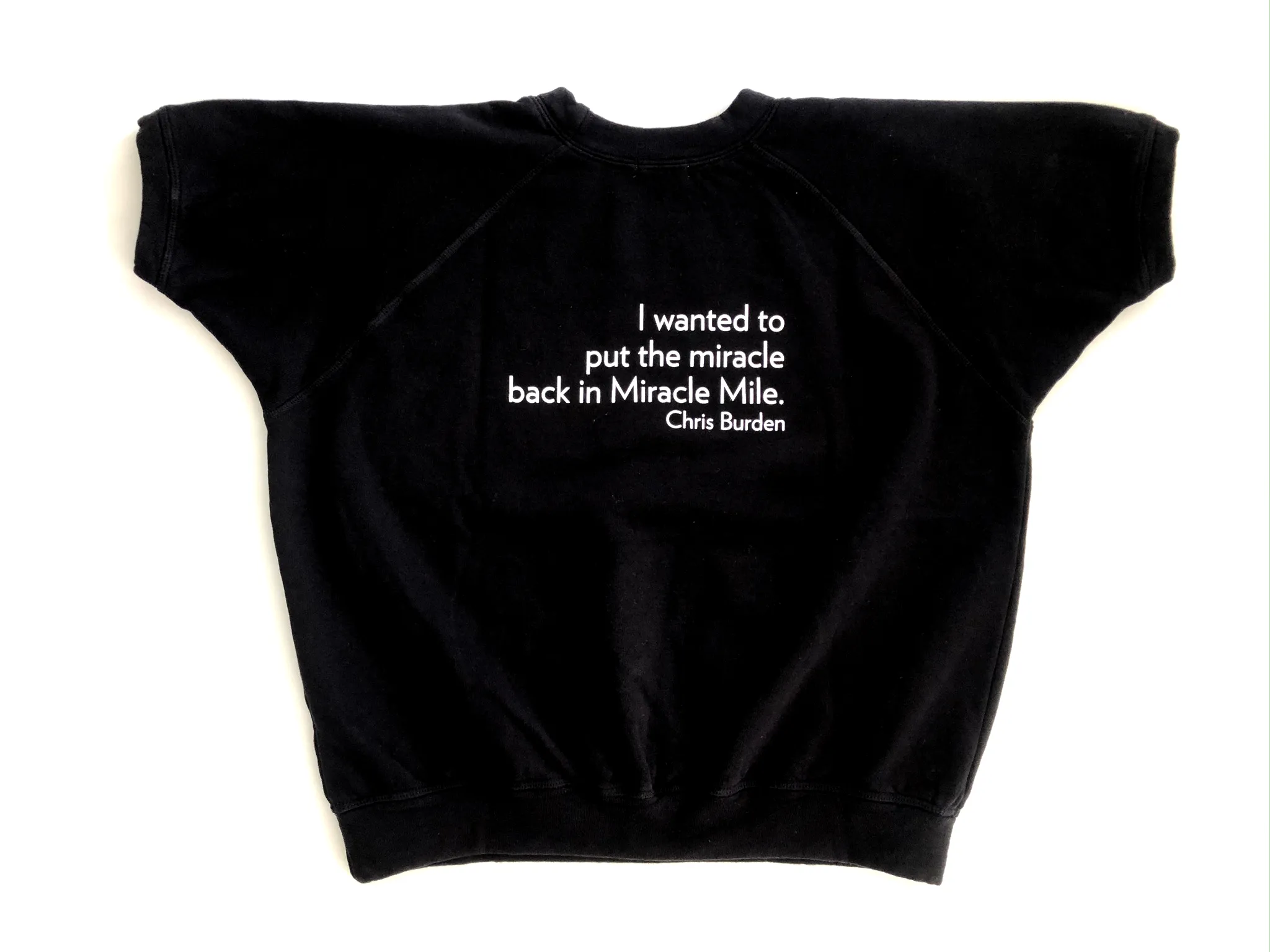 Chris Burden Short Sleeve Sweatshirt