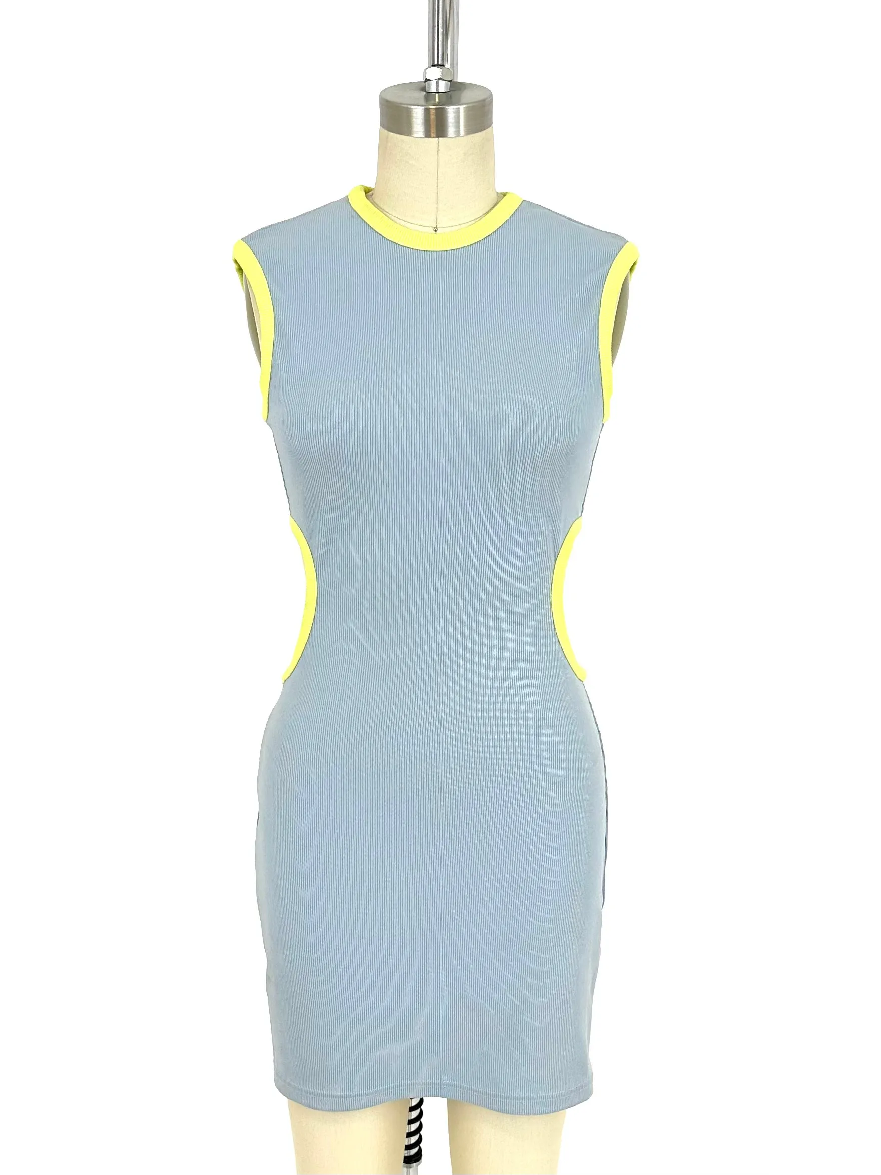 Christopher Esber Ribbed Cutout Dress