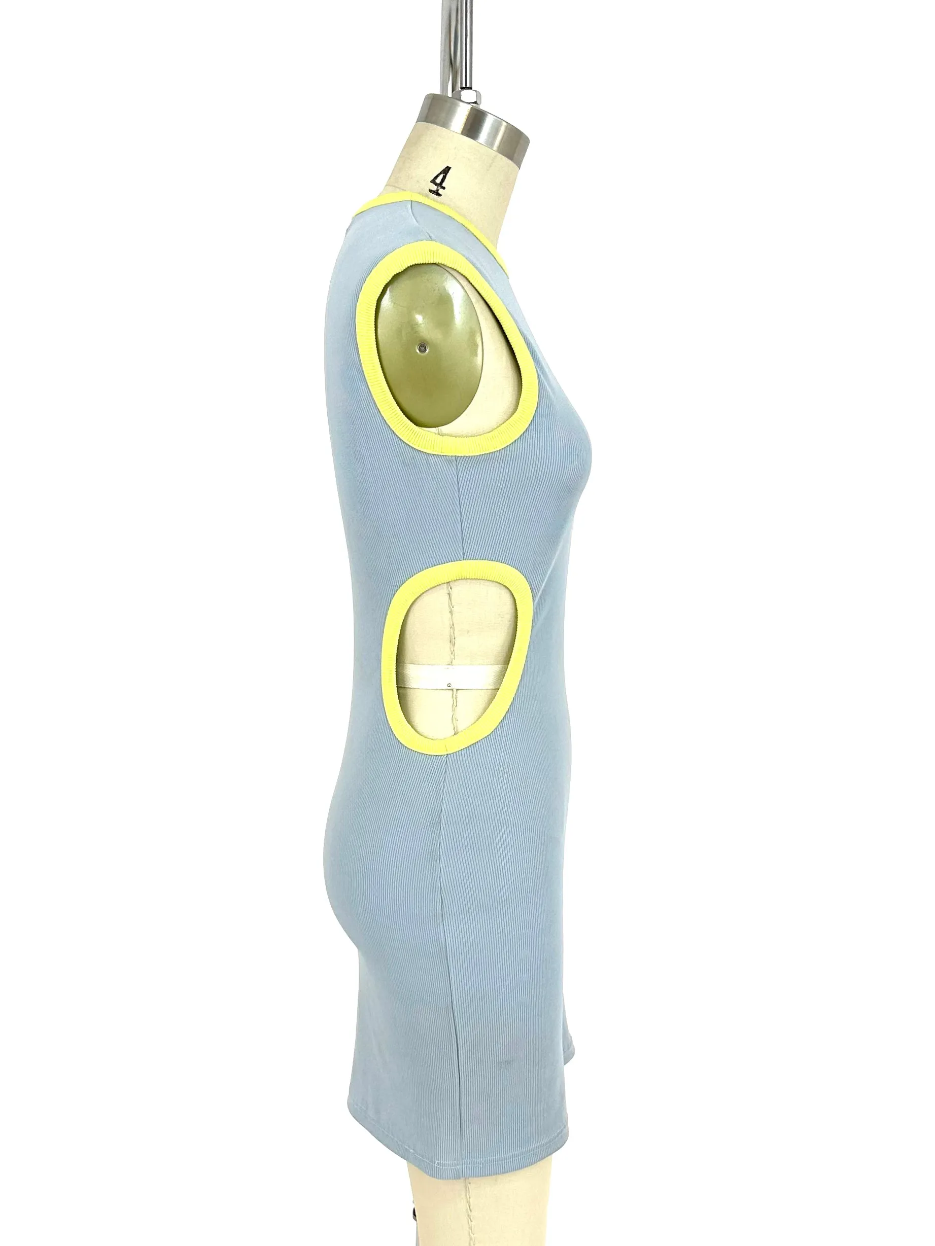 Christopher Esber Ribbed Cutout Dress