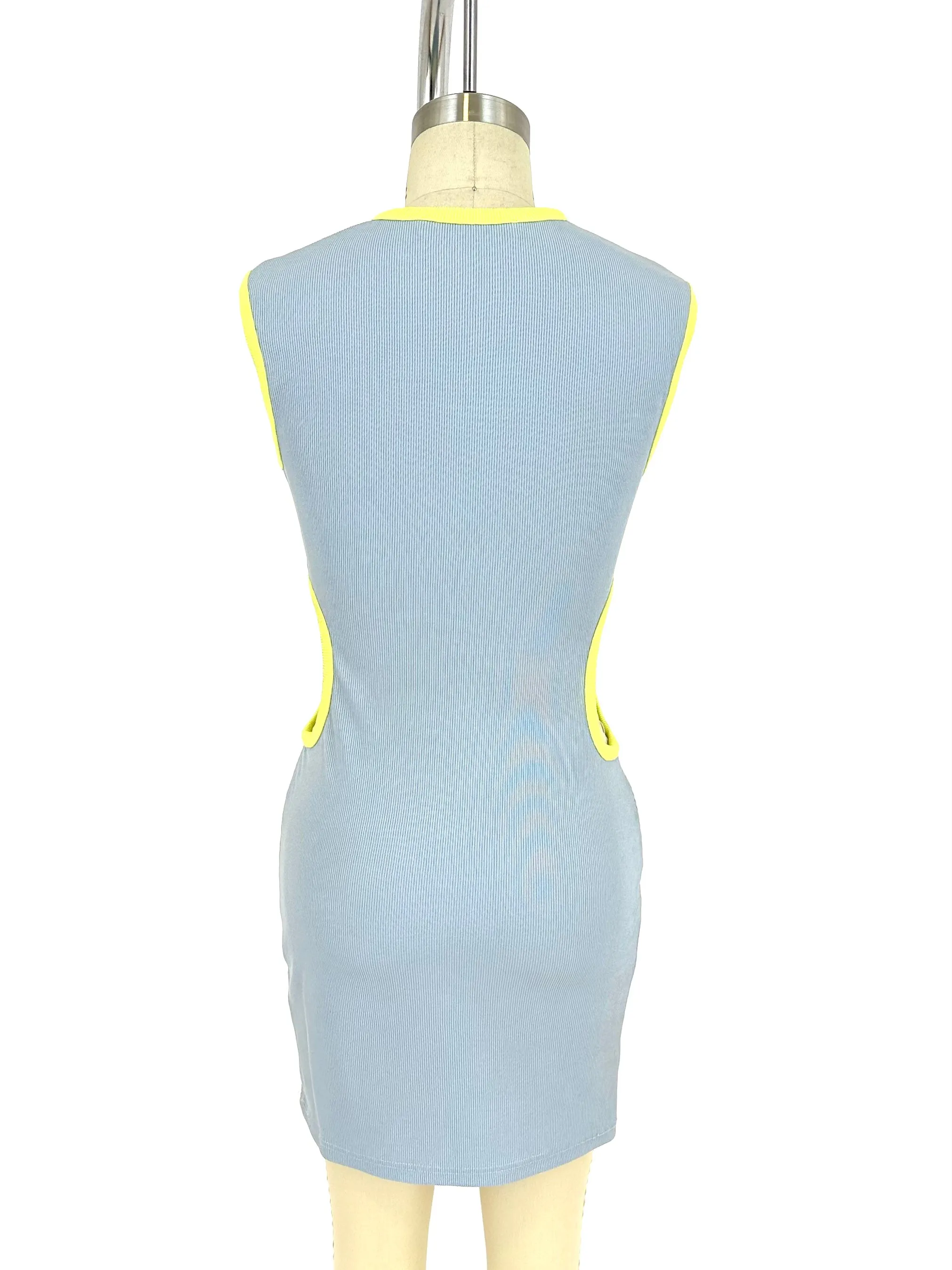 Christopher Esber Ribbed Cutout Dress