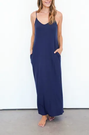 CJ's Favorite Ribbed Spaghetti Dress