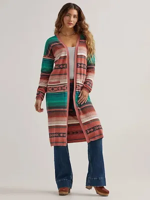 CL112344702 Wrangler Ladies Striped Cardigan