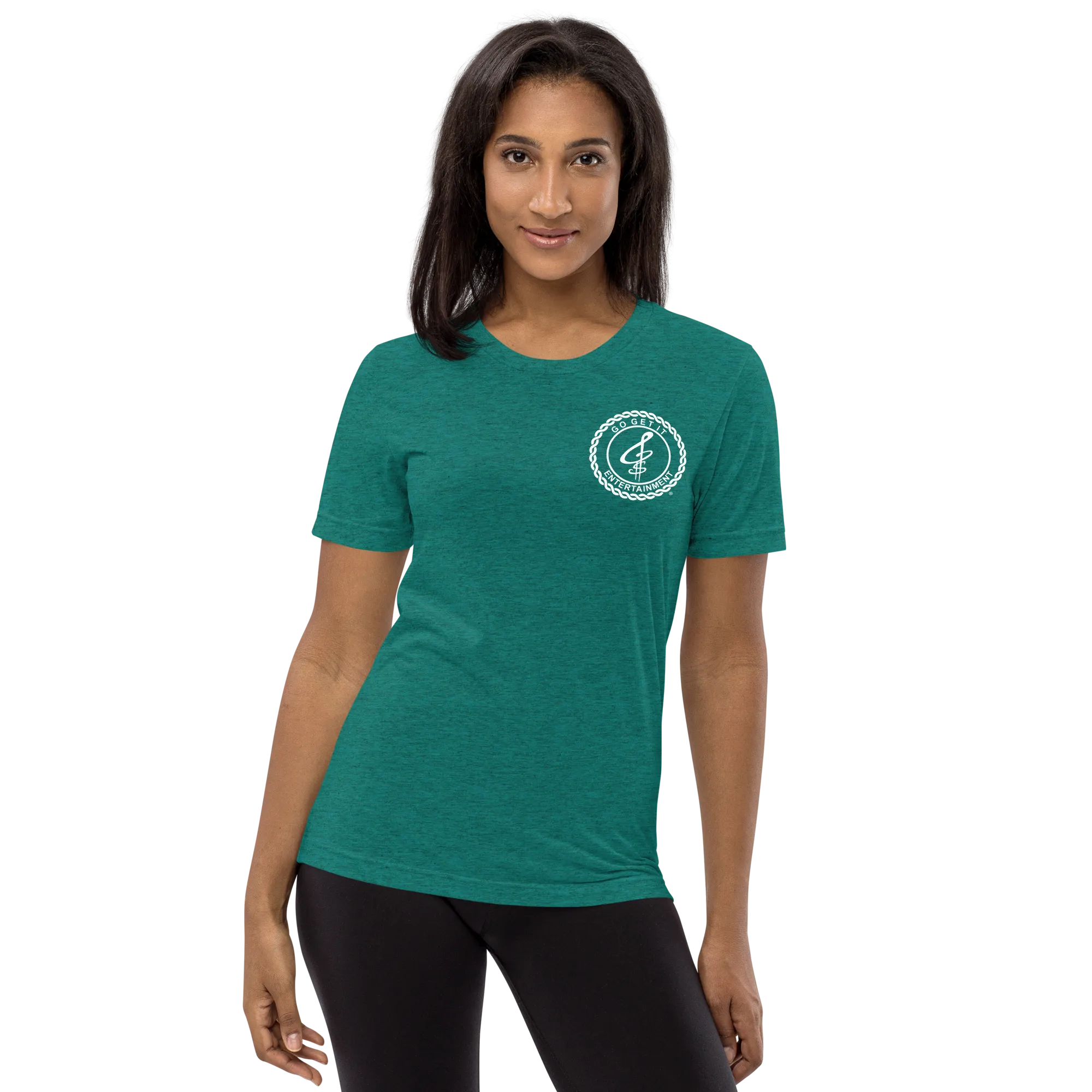 Classic Go Get It Entertainment Tee (White Logo)