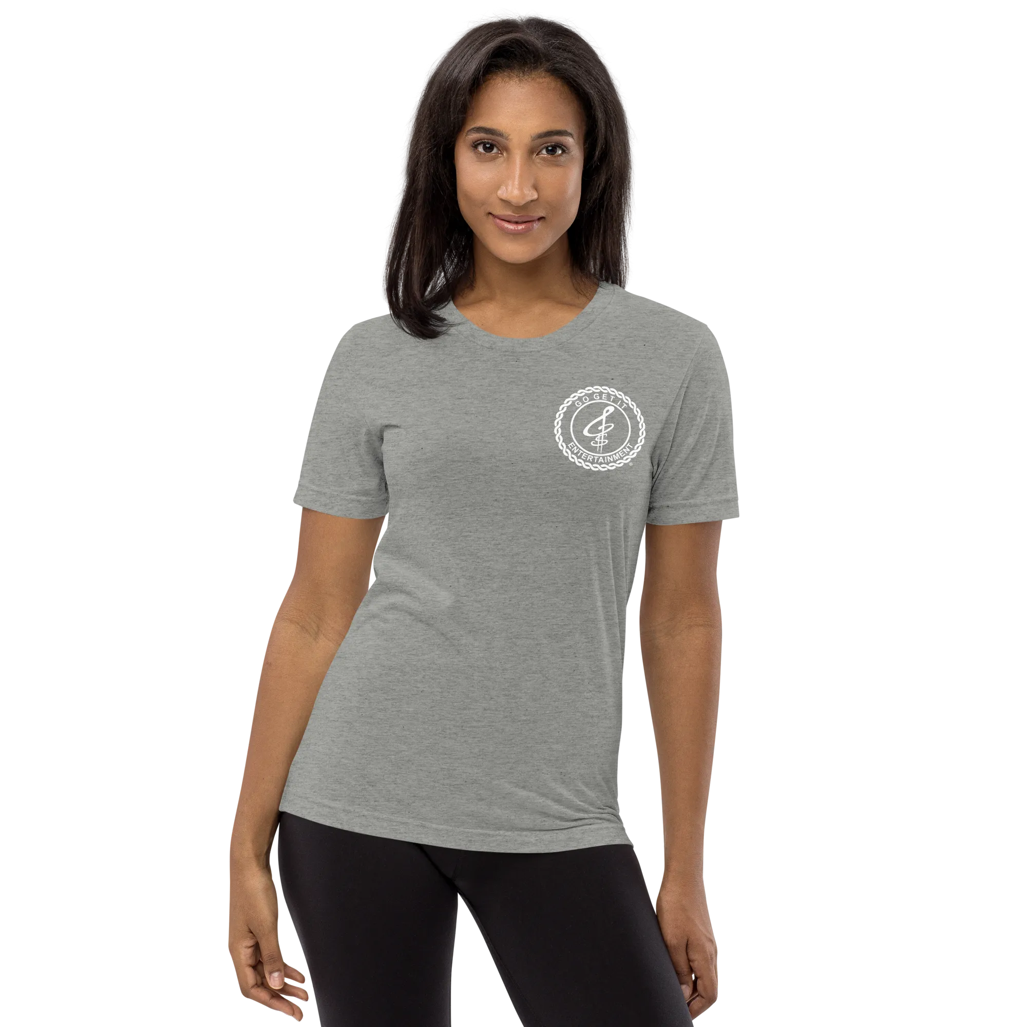 Classic Go Get It Entertainment Tee (White Logo)
