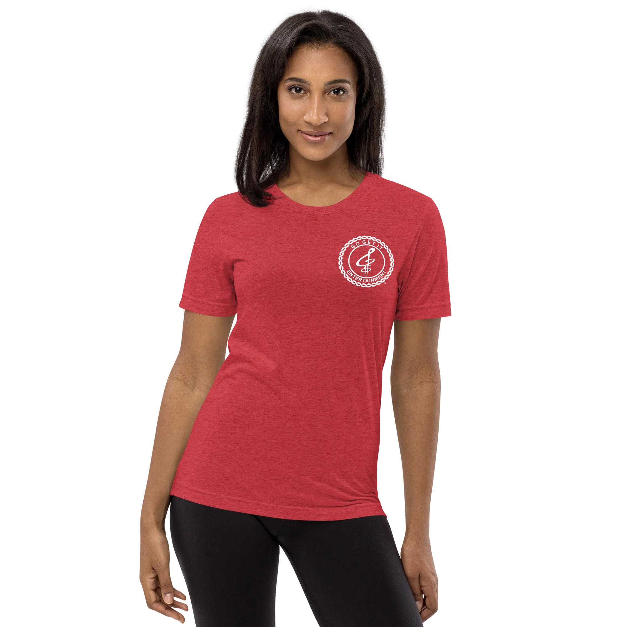 Classic Go Get It Entertainment Tee (White Logo)