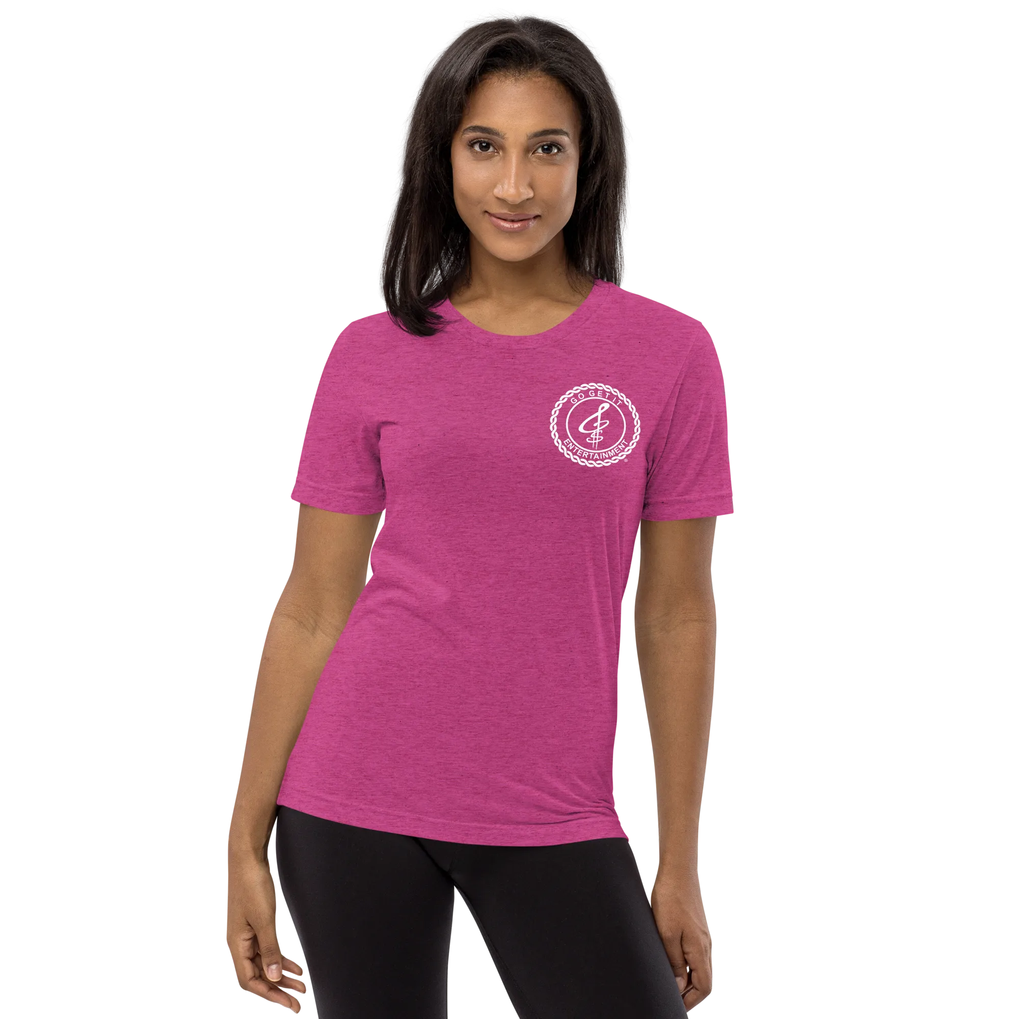 Classic Go Get It Entertainment Tee (White Logo)