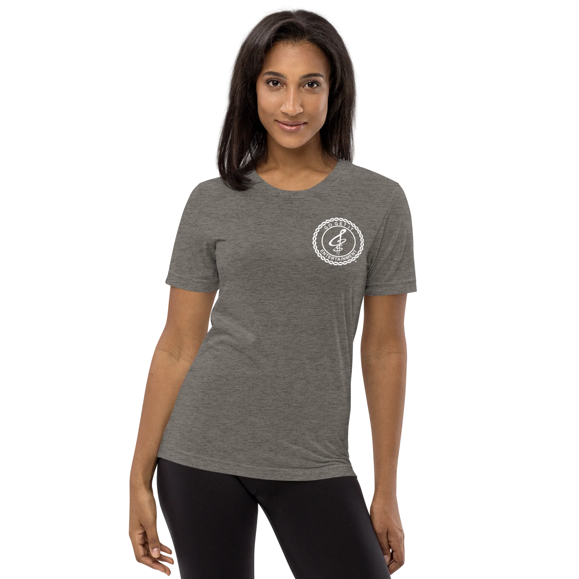 Classic Go Get It Entertainment Tee (White Logo)