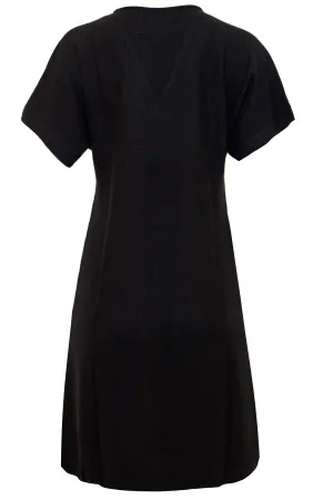 Classic V-neck Cashmere Dress