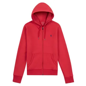 Classic Zip-Up Tech Hoodie - Red