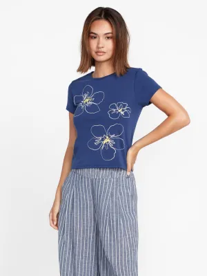 Coco Ho Babydoll T-Shirt - NAVY