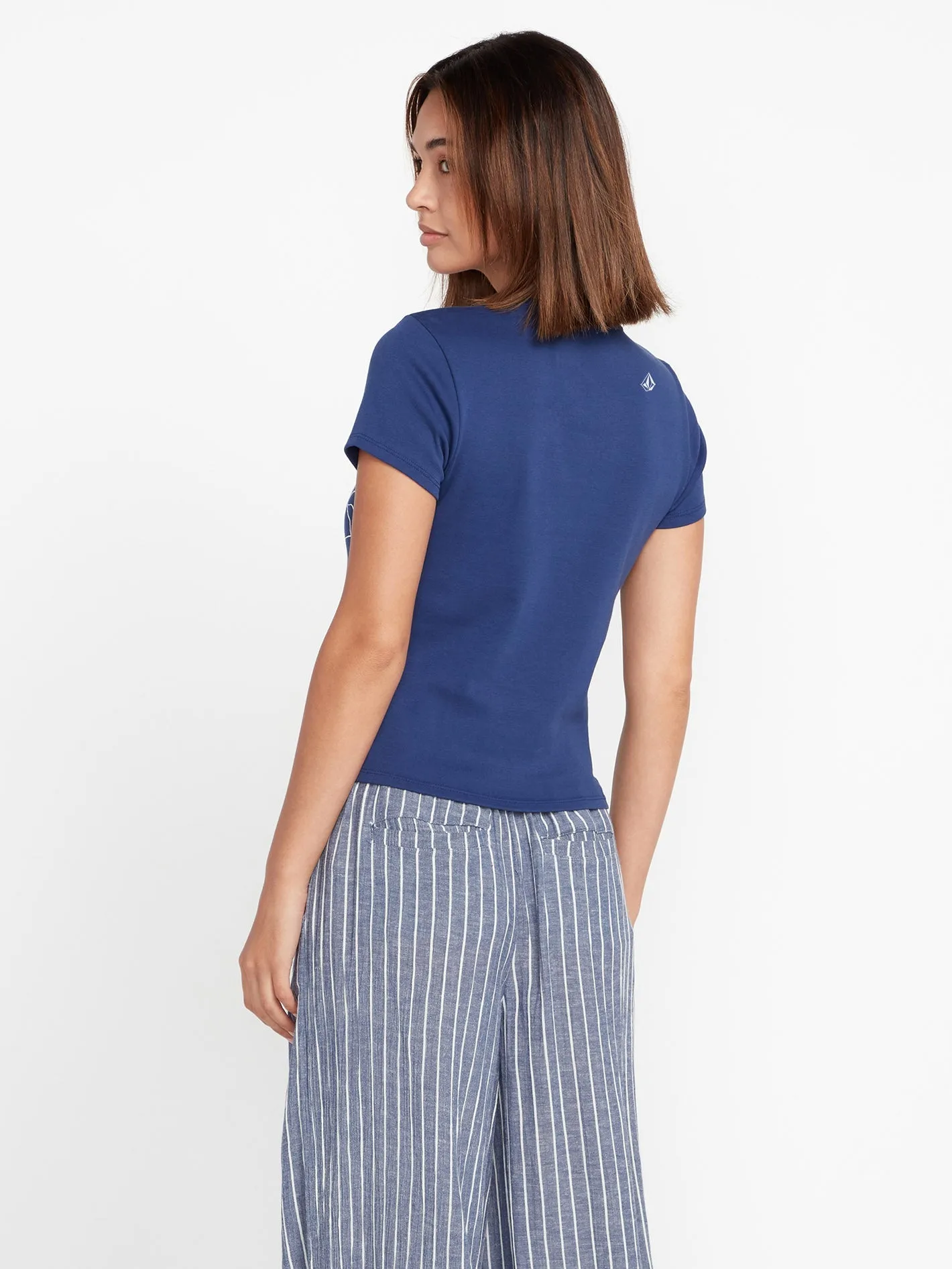 Coco Ho Babydoll T-Shirt - NAVY