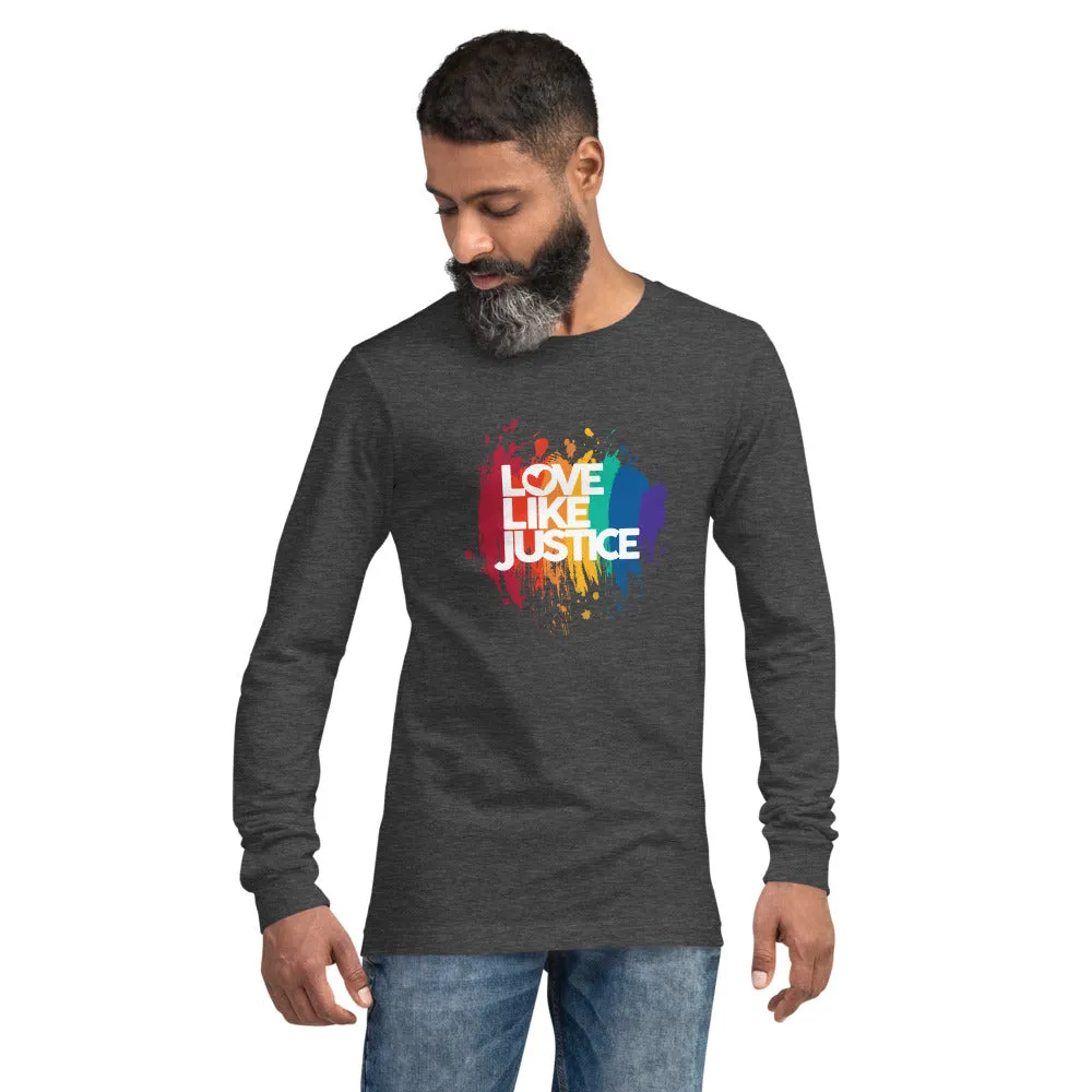 Color Splash Long Sleeve Tee