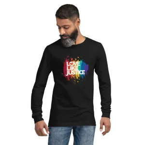 Color Splash Long Sleeve Tee