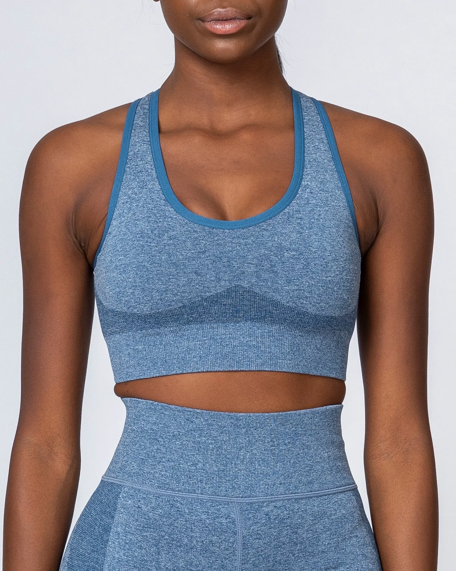 Comfort Seamless Bra - Navy Marl