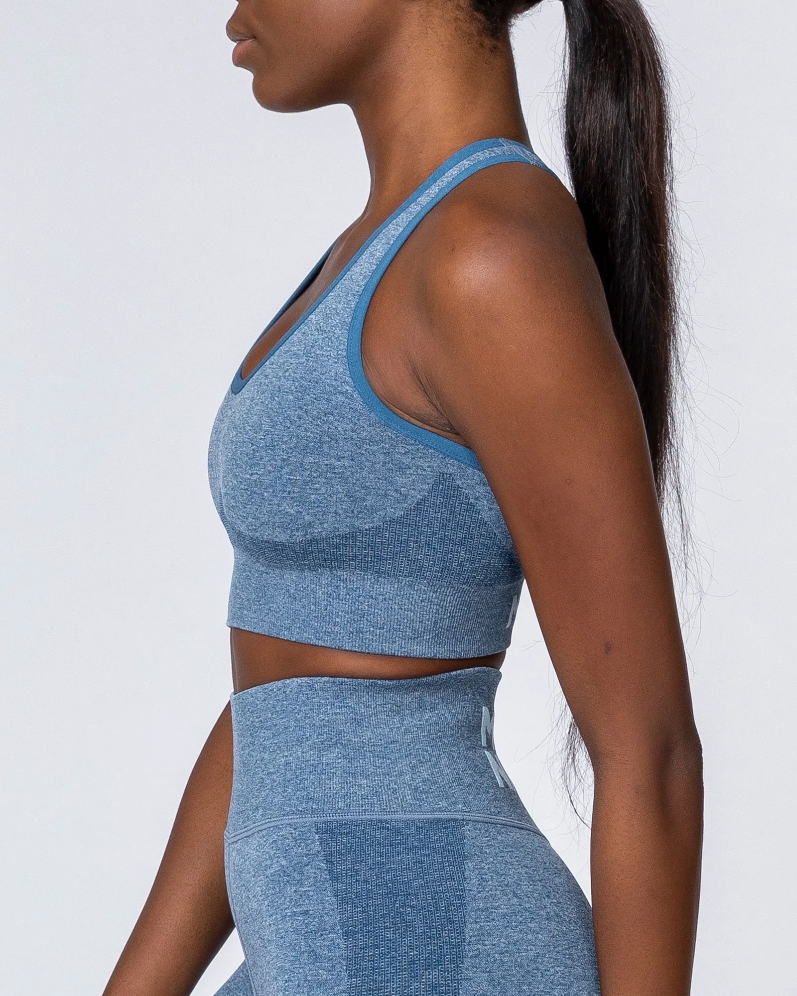 Comfort Seamless Bra - Navy Marl