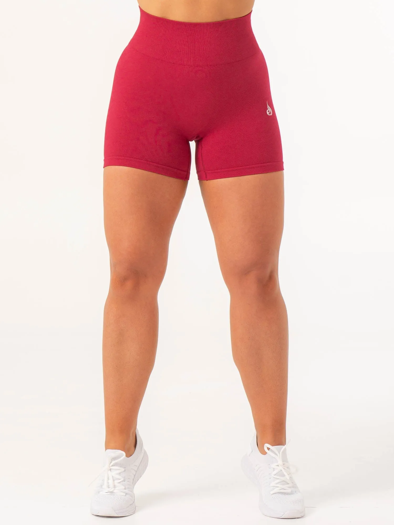 Contour Seamless Shorts - Berry Marl