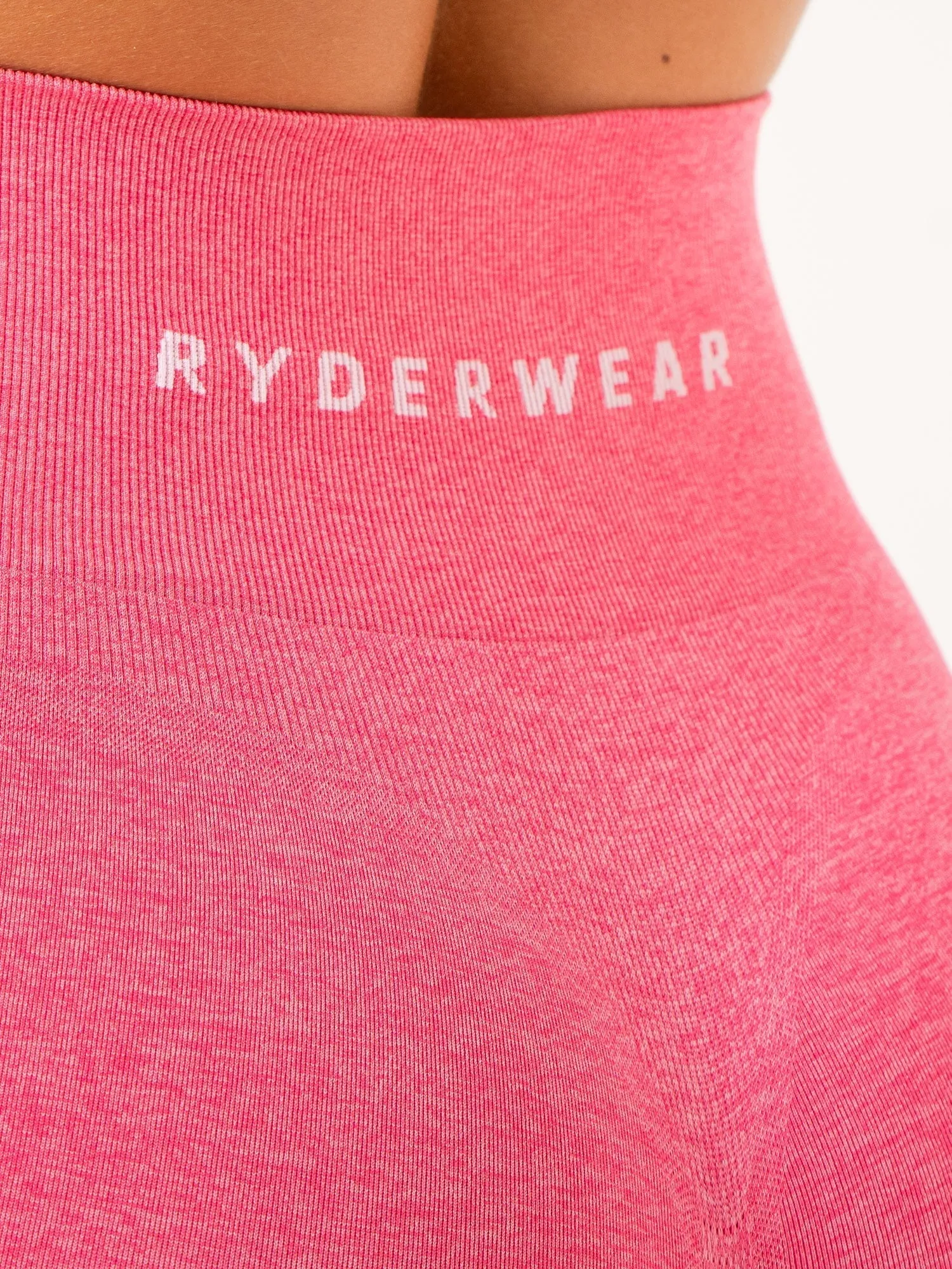 Contour Seamless Shorts - Hot Pink Marl