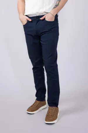 Copper & Oak Faille 5 Pocket Pants for Women in Dark Sapphire | K5S901-457-DKSAPPHIRE