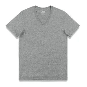 Core V-Neck T-Shirt Grey Heather