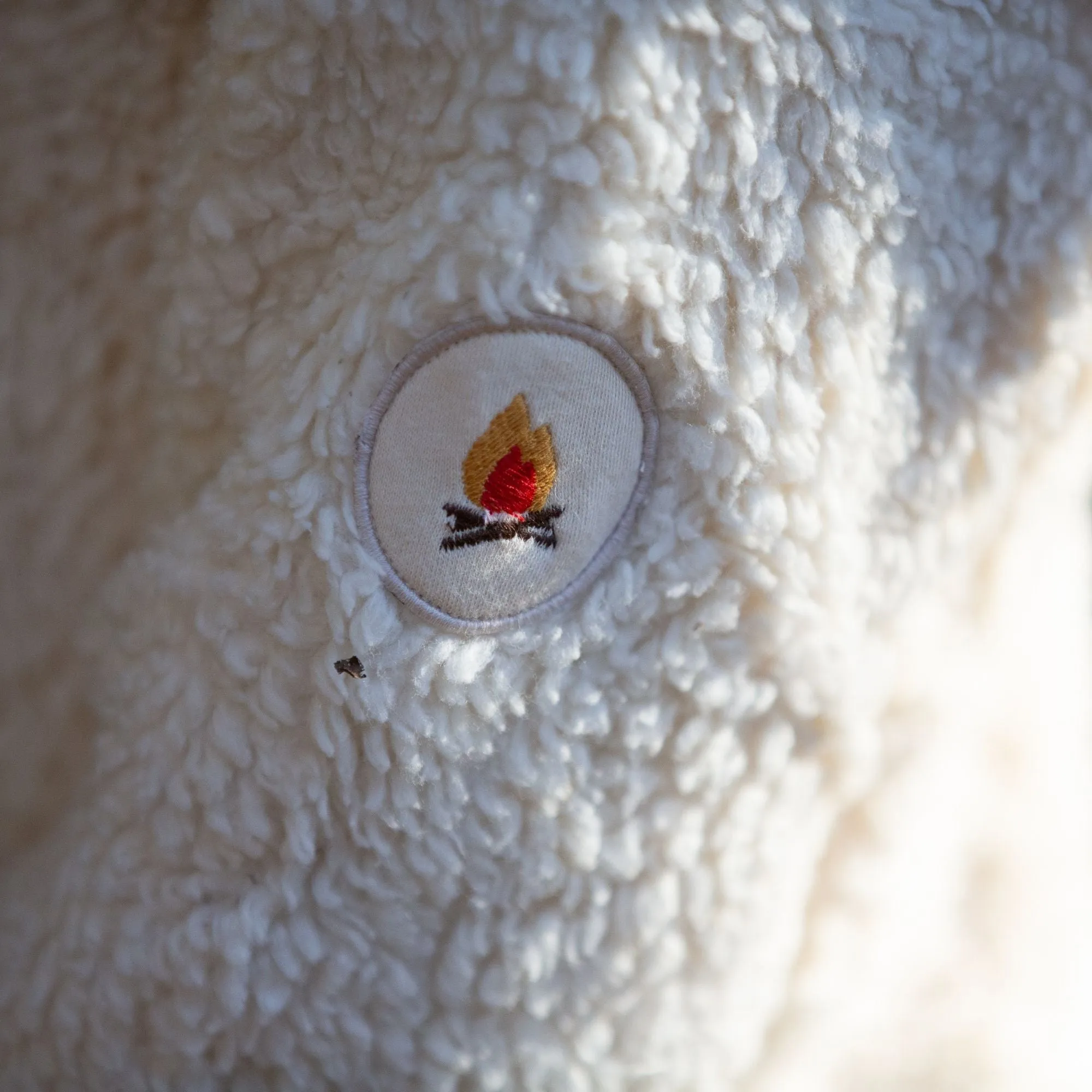 Cosy Organic Sherpa Fleece Campfire Jacket