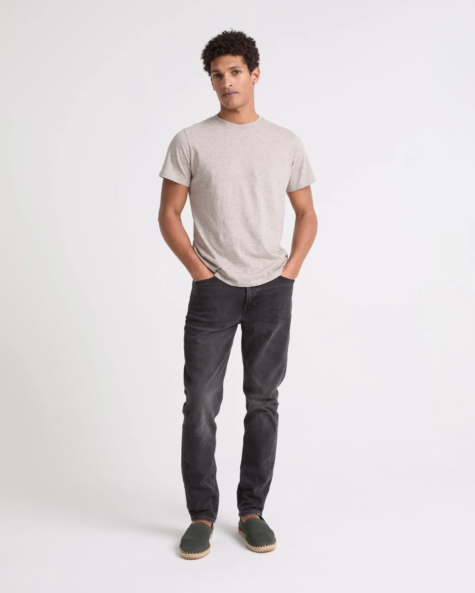 Cotton-yak jersey T-shirt