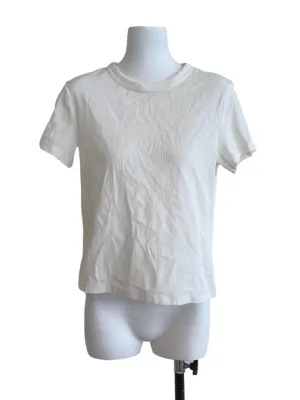 Cream Pencil Stripe Top