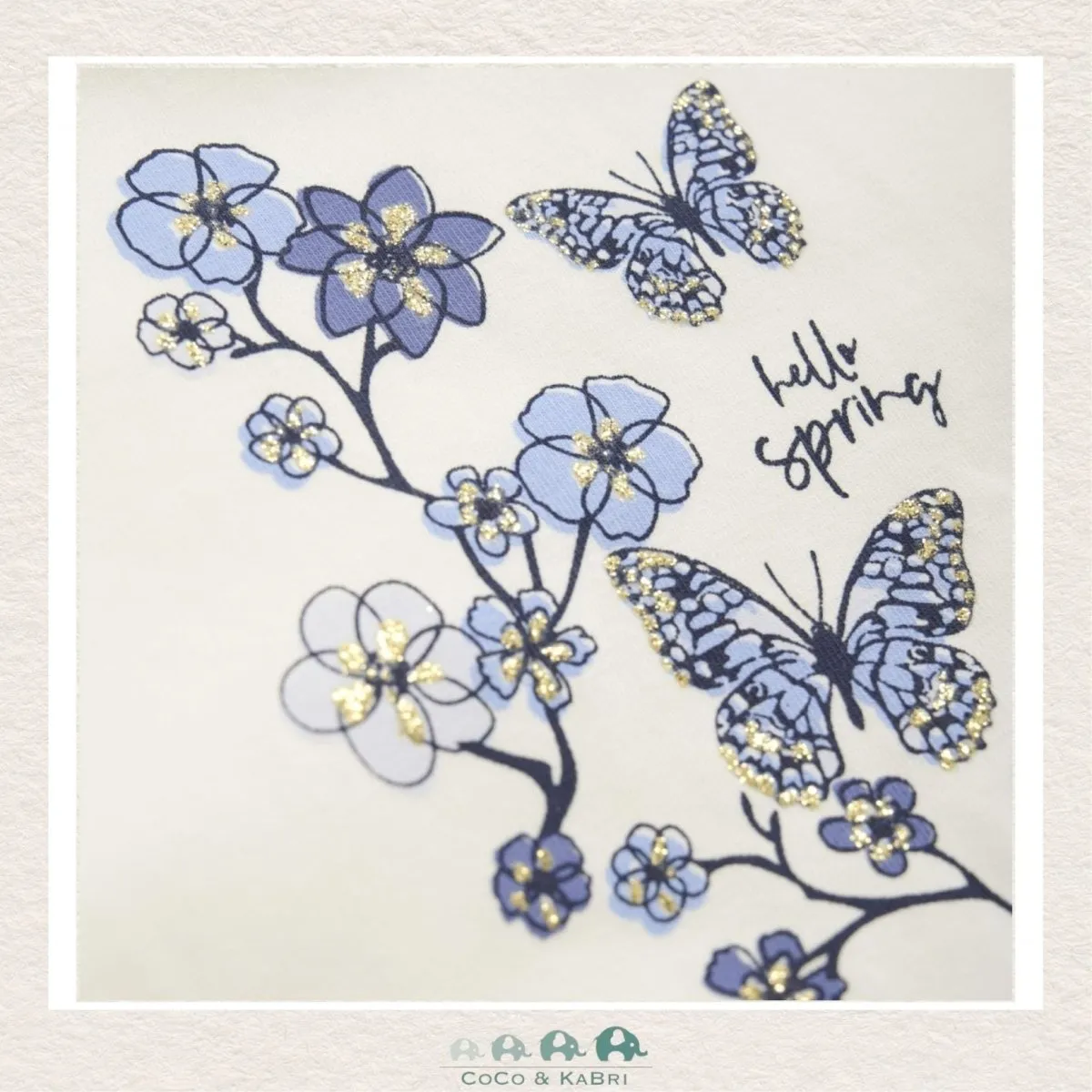 Creamie : Girls Short Sleeve Flower Tshirt