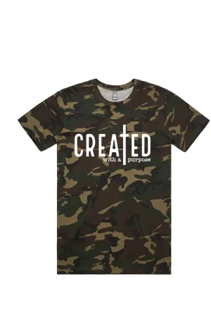 Created With A Purpose Camo Tee