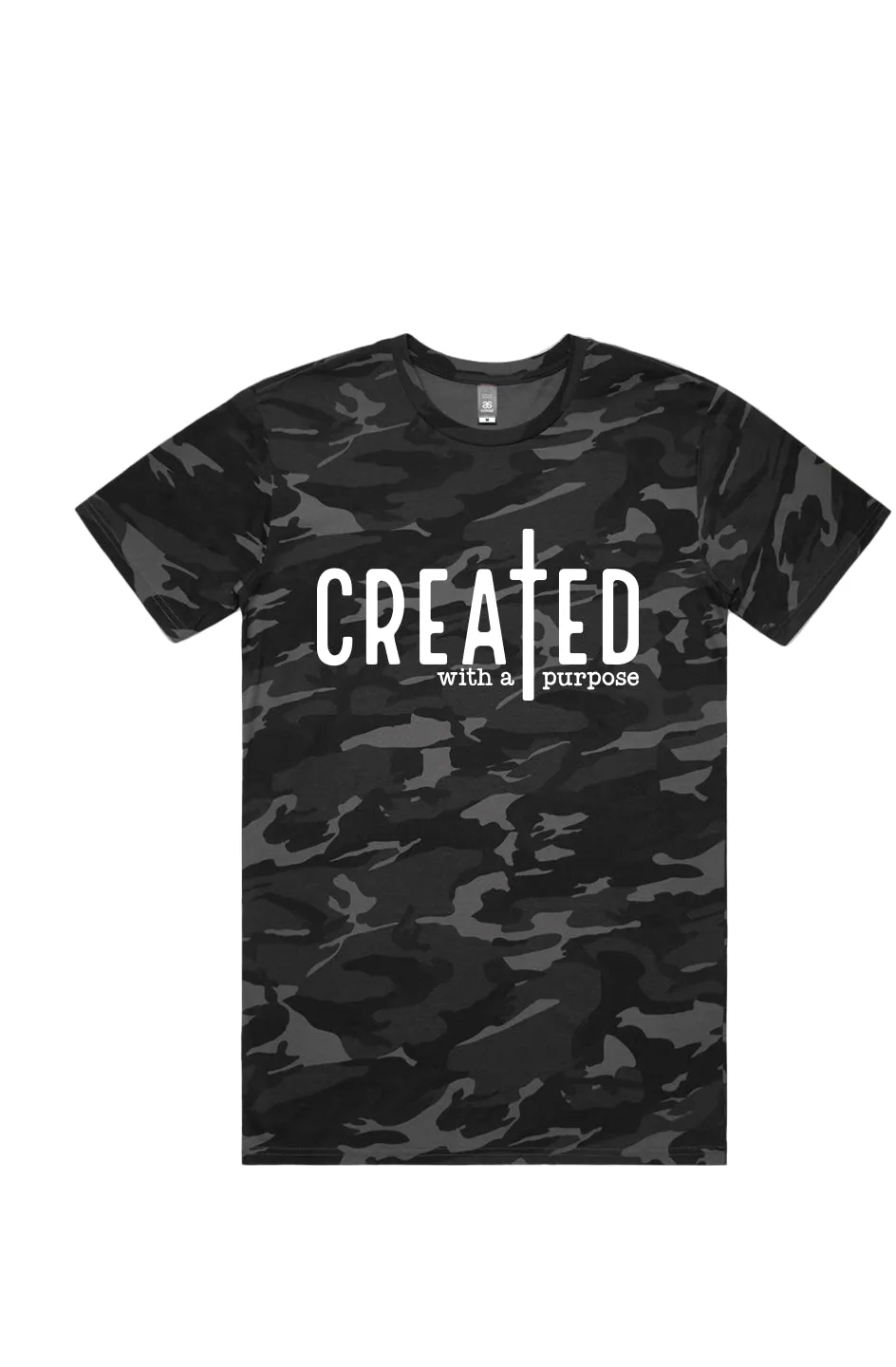 Created With A Purpose Camo Tee