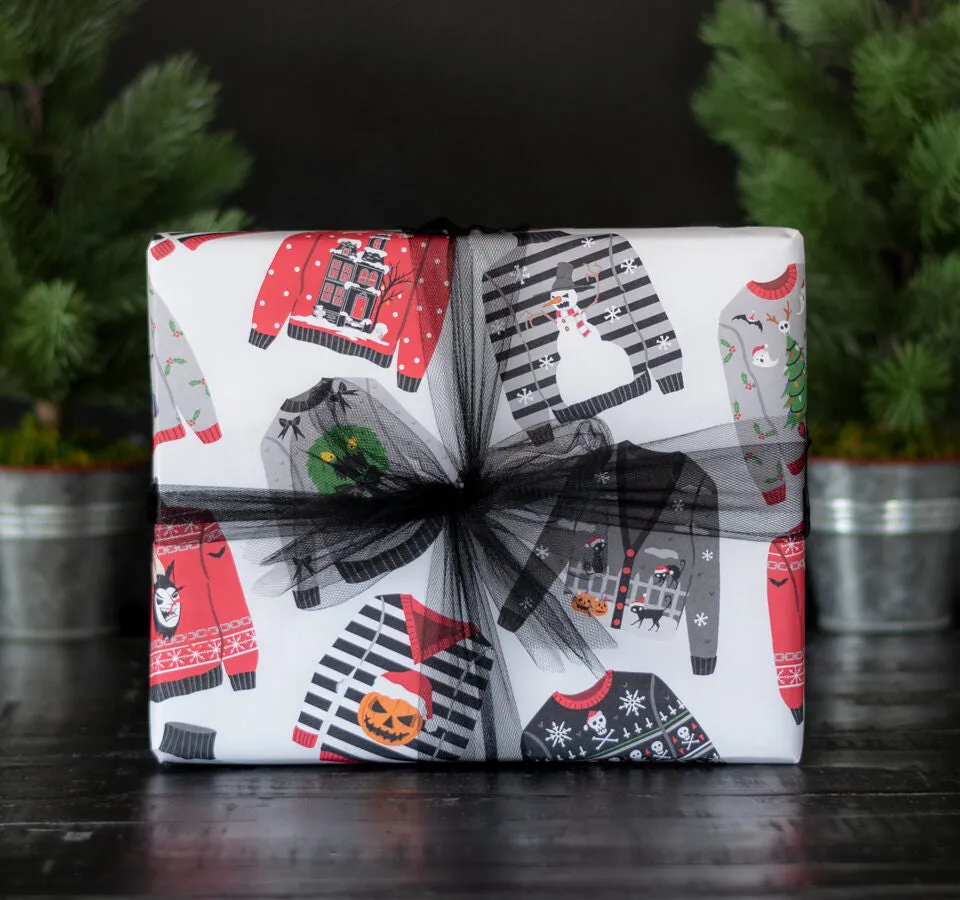 Creepmas Sweater Gift Wrap (6ft Roll)