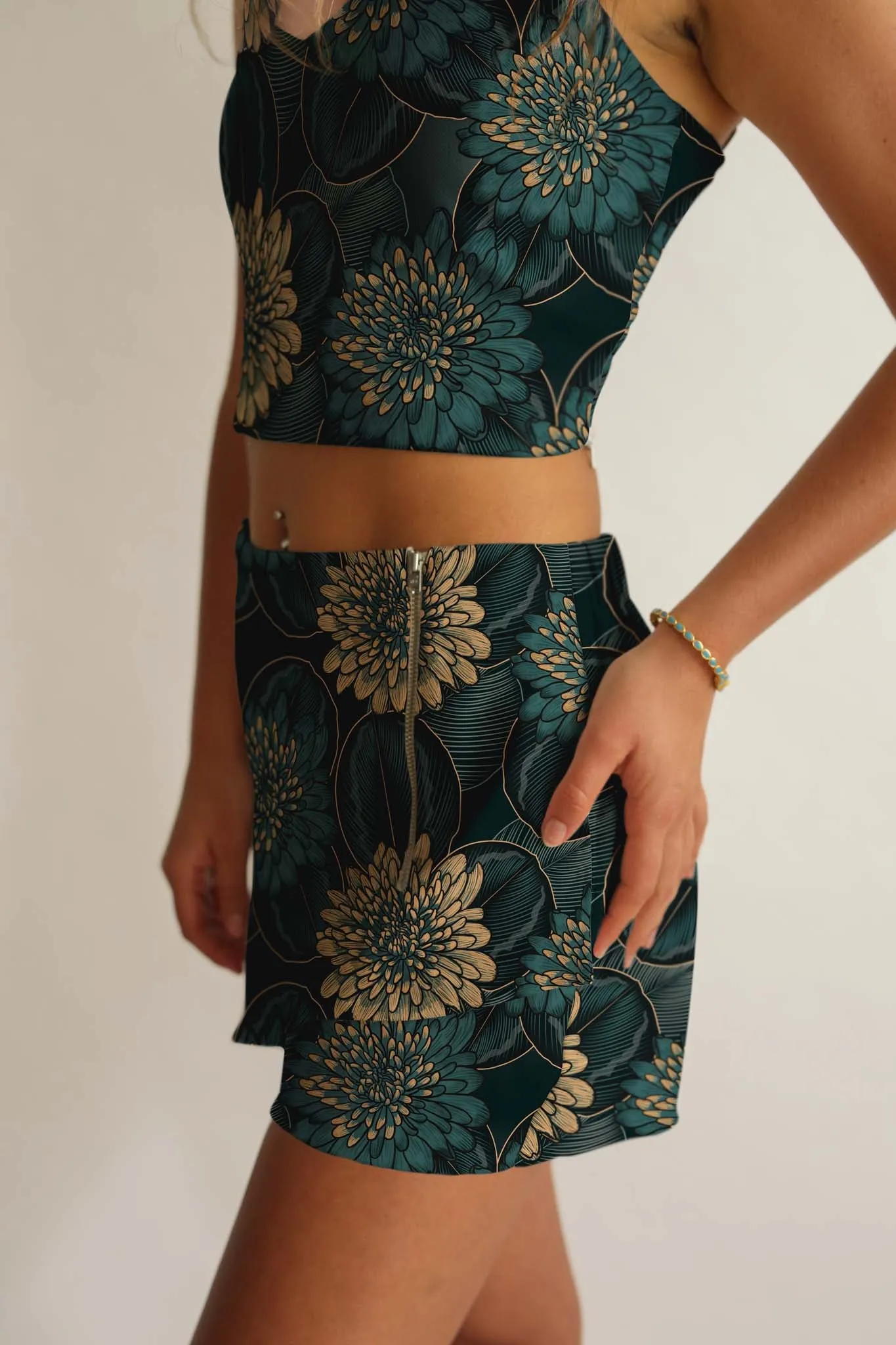 Crop Top and Shorts Set