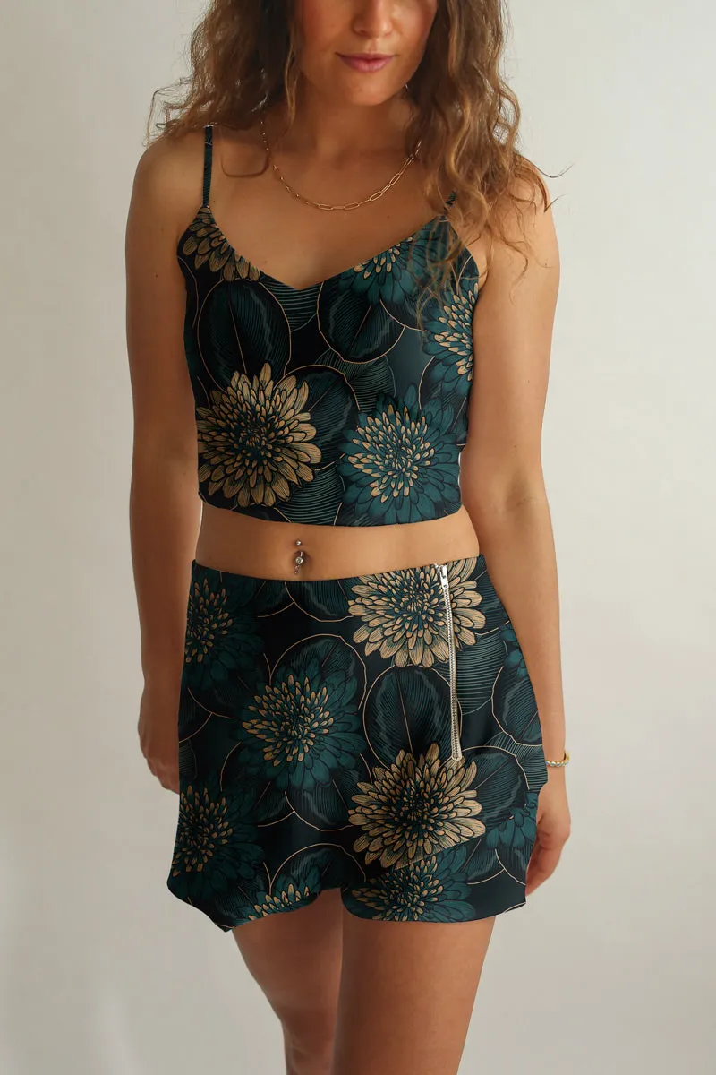Crop Top and Shorts Set