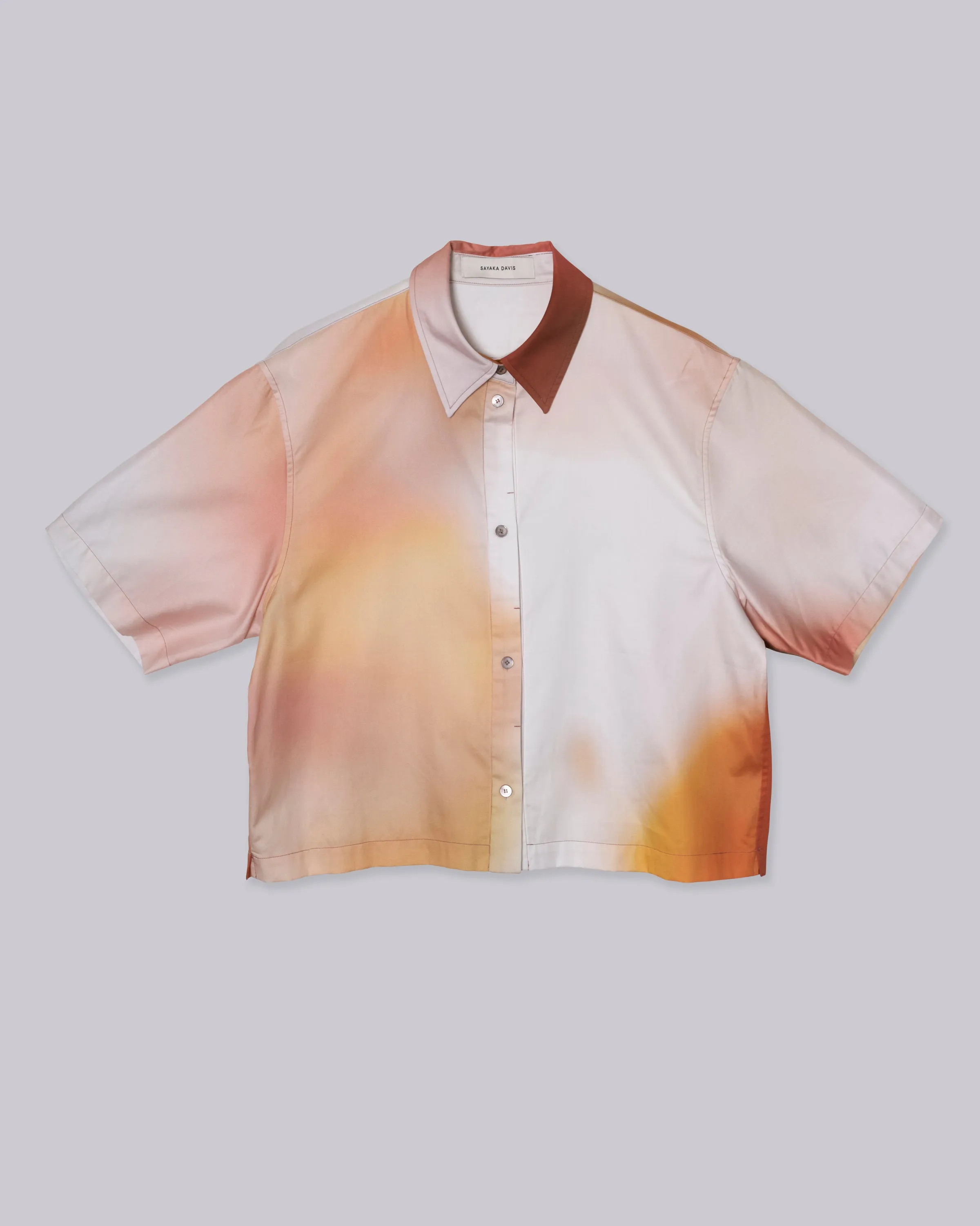 Cropped Shirt in Print
