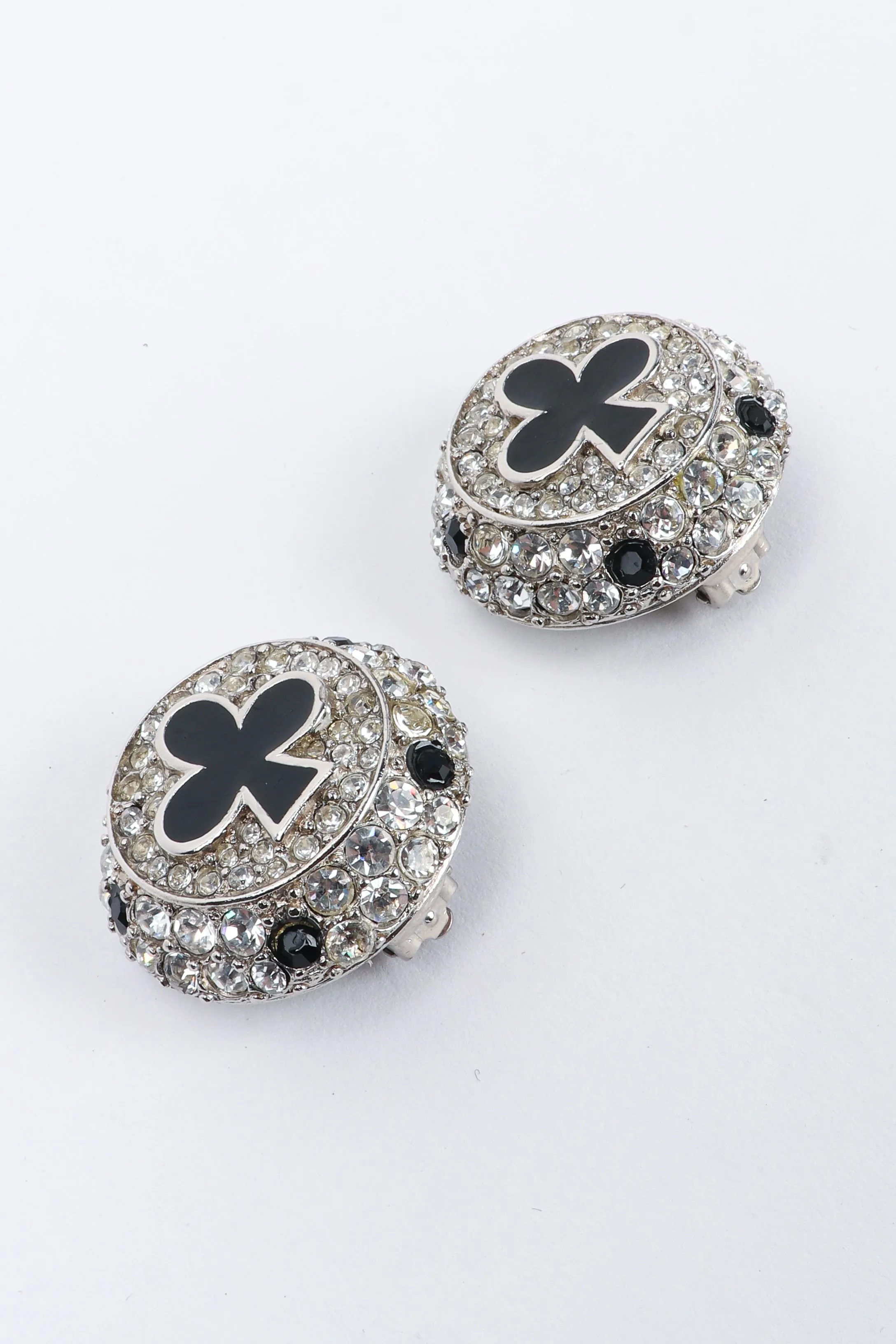 Crystal Club Suit Earrings