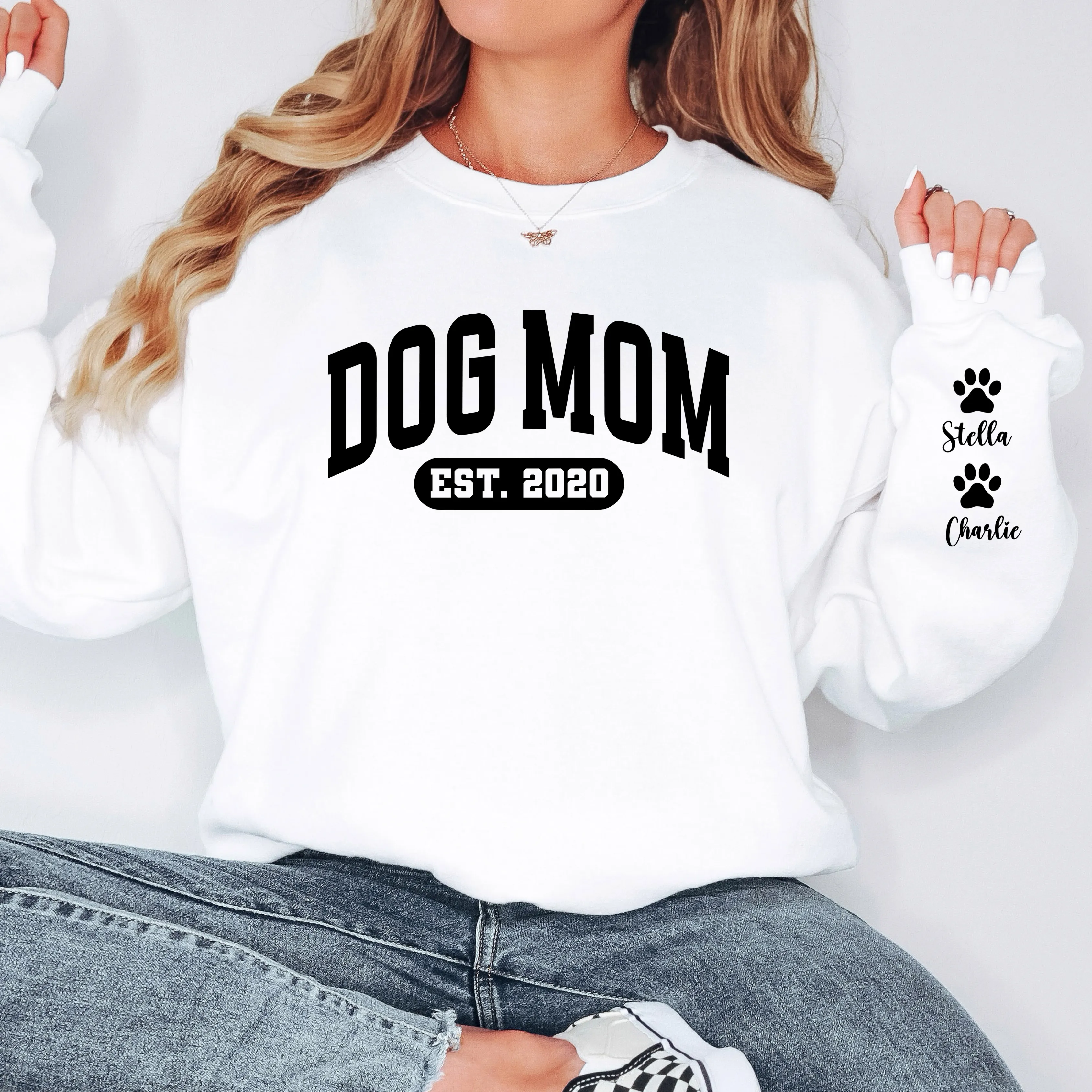 Custom Dog Mom sweatshirt