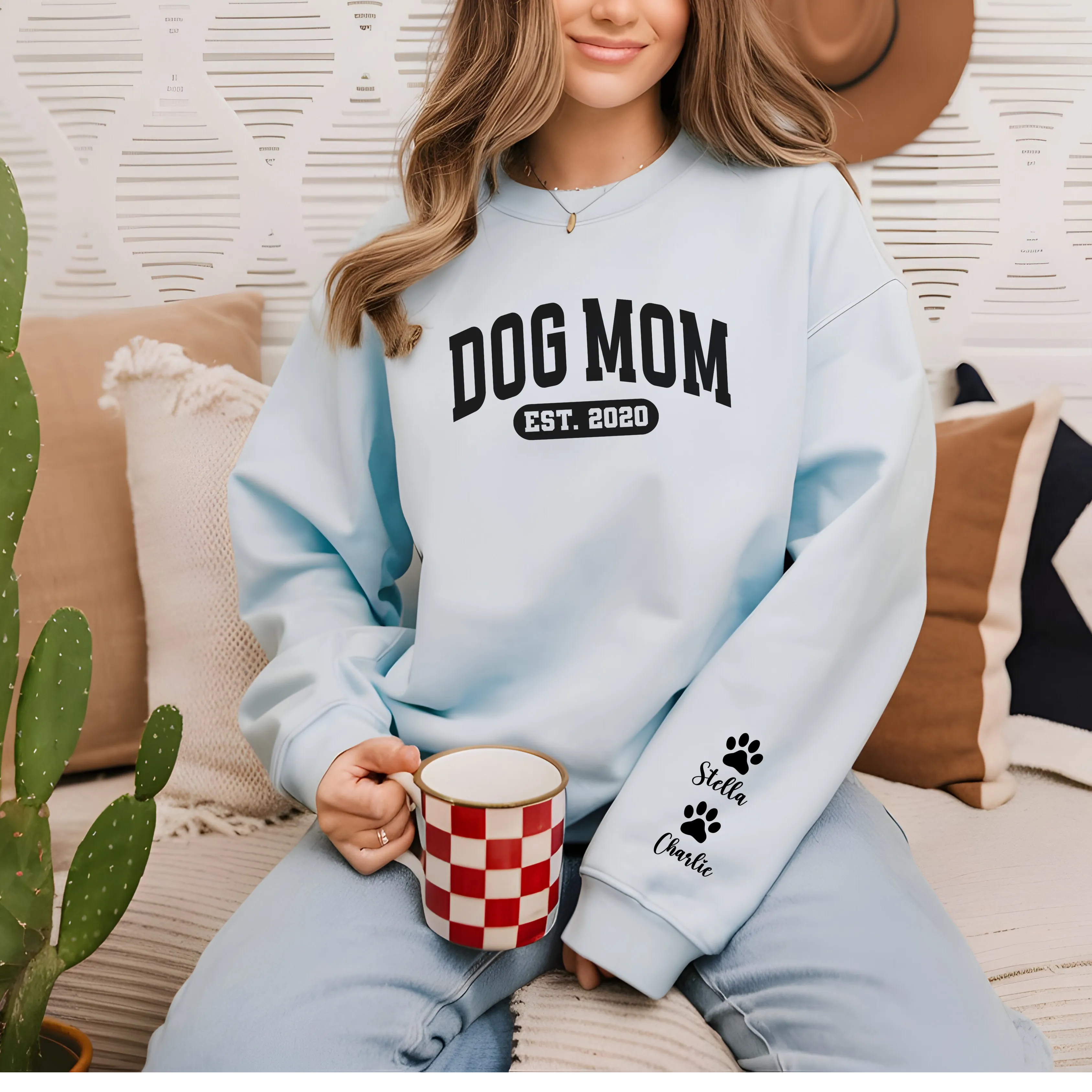 Custom Dog Mom sweatshirt