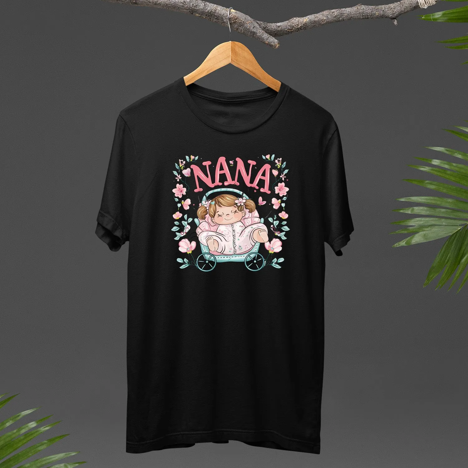 Cute Baby Nana T-Shirt, Chibi Nana Shirt, Grandma Hoodie, Grandma Shirt, Mother's Day Gift For Grandma, Happy Mother's Day