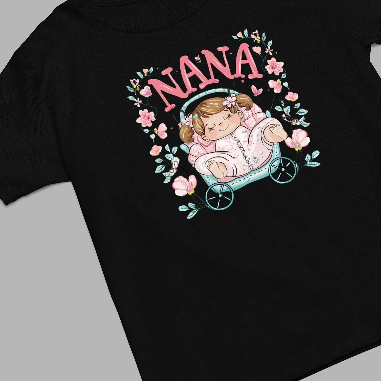 Cute Baby Nana T-Shirt, Chibi Nana Shirt, Grandma Hoodie, Grandma Shirt, Mother's Day Gift For Grandma, Happy Mother's Day