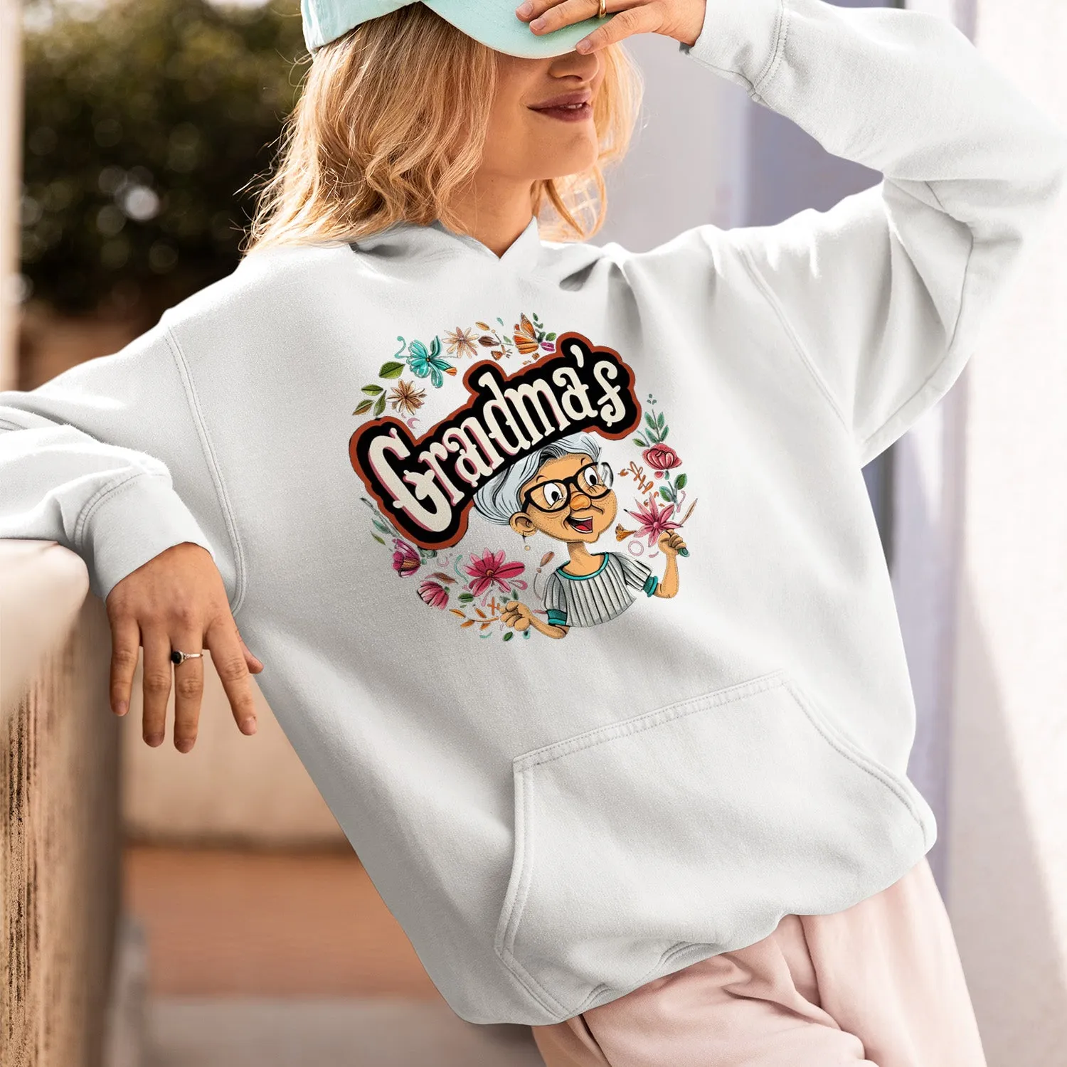 Cute Chibi Grandma T-Shirt, Grandma's T-Shirt, Celebrate Mom, Nana Shirt, Grandma Hoodie, Grandma Shirt, Mother's Day Gift For Grandma, Happy Mother's Day