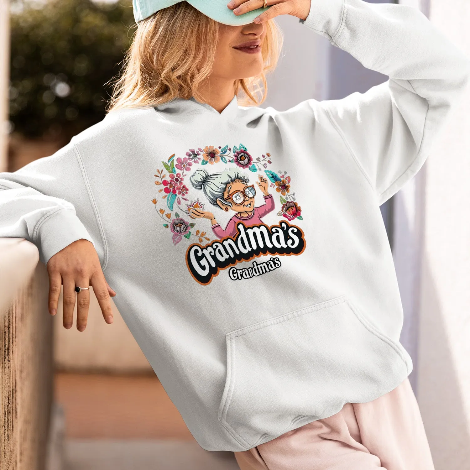 Cute Chibi Grandma T-Shirt, Grandma's T-Shirt, Celebrate Mom, Nana Shirt, Grandma Hoodie, Grandma Shirt, Mother's Day Gift For Grandma, Happy Mother's Day